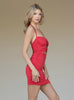 Hello Pretty Red Bandeau Dress